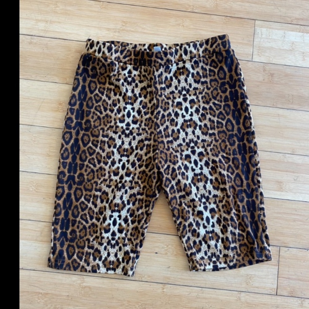 Leopard Biker Shorts